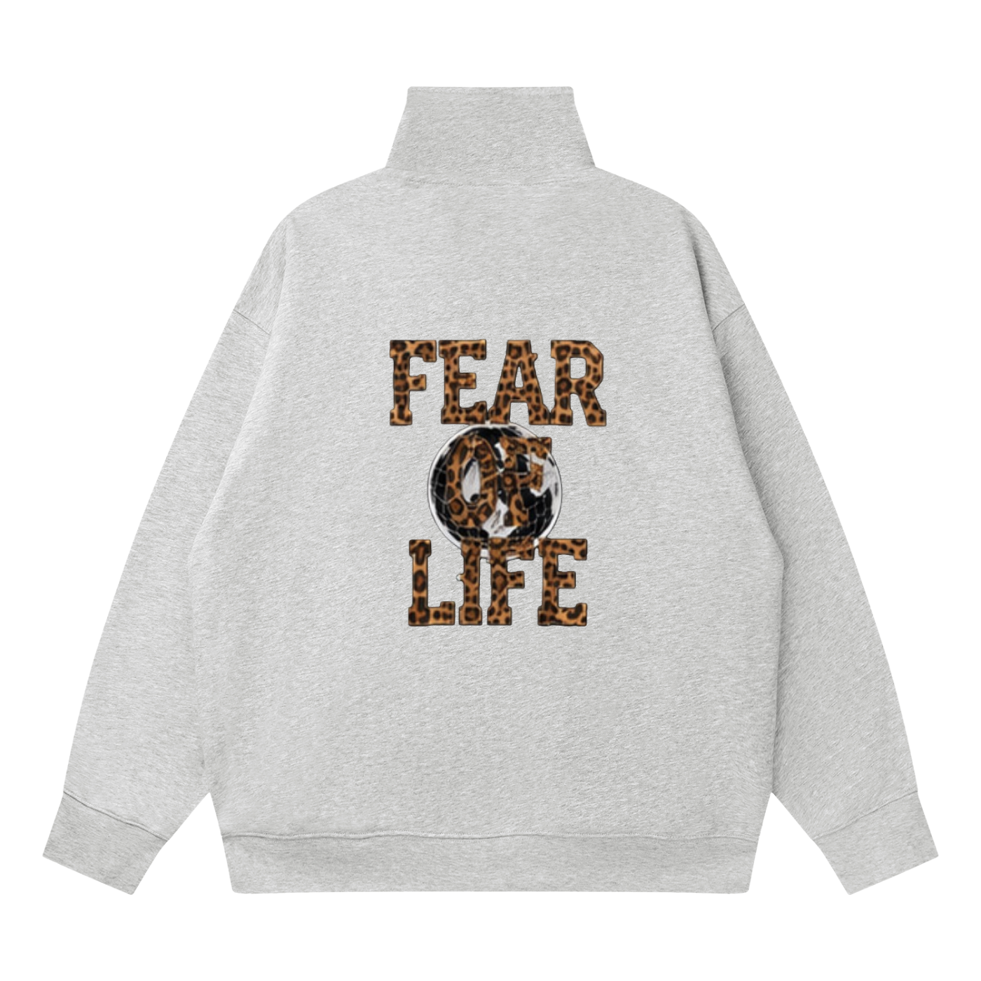 Quarter-Zip Drop Shoulder Sweatshirt