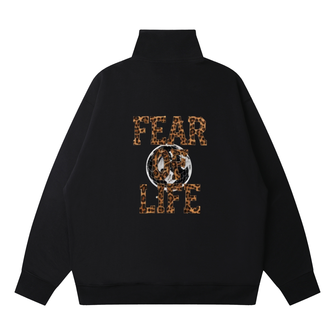 Quarter-Zip Drop Shoulder Sweatshirt
