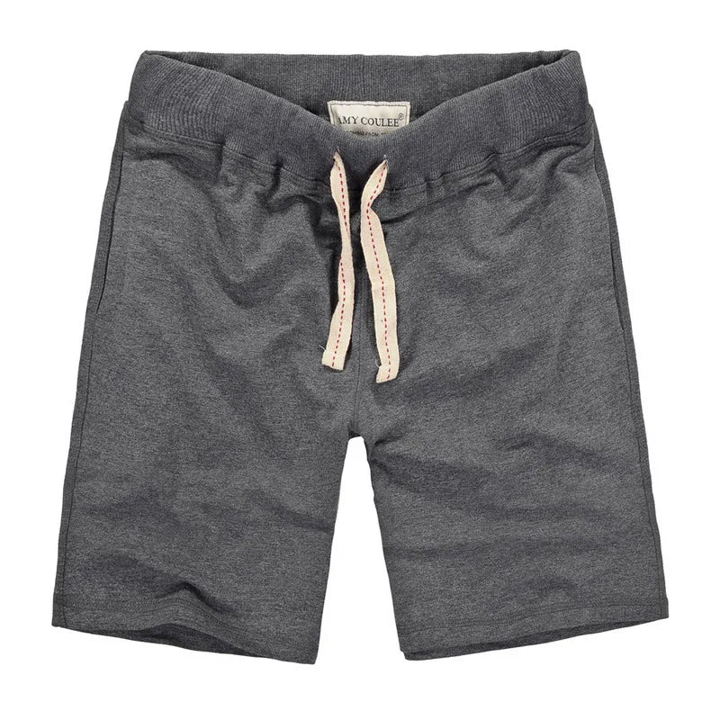 Summer Men Cotton Sport Beach Shorts Breathable Casual Basketball Shorts Gym Running Shorts Training Crossfit Shorts Man Clothes