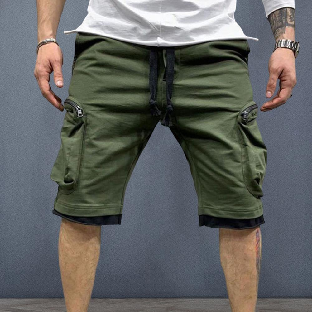 Cargo Shorts Men Loose Casual Multi Pocket Baggy Shorts Hip Hop Military Shorts Fitness Casual Shorts Running Shorts