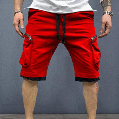 Cargo Shorts Men Loose Casual Multi Pocket Baggy Shorts Hip Hop Military Shorts Fitness Casual Shorts Running Shorts