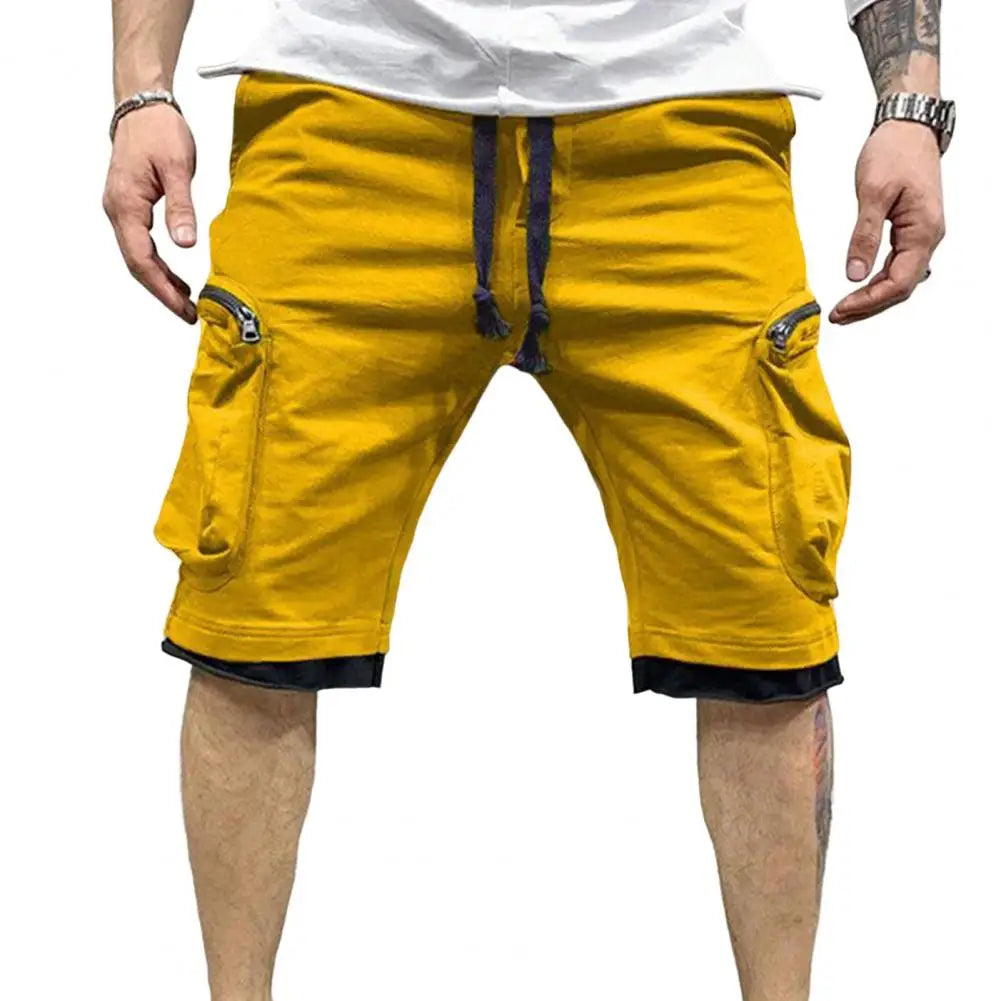 Cargo Shorts Men Loose Casual Multi Pocket Baggy Shorts Hip Hop Military Shorts Fitness Casual Shorts Running Shorts
