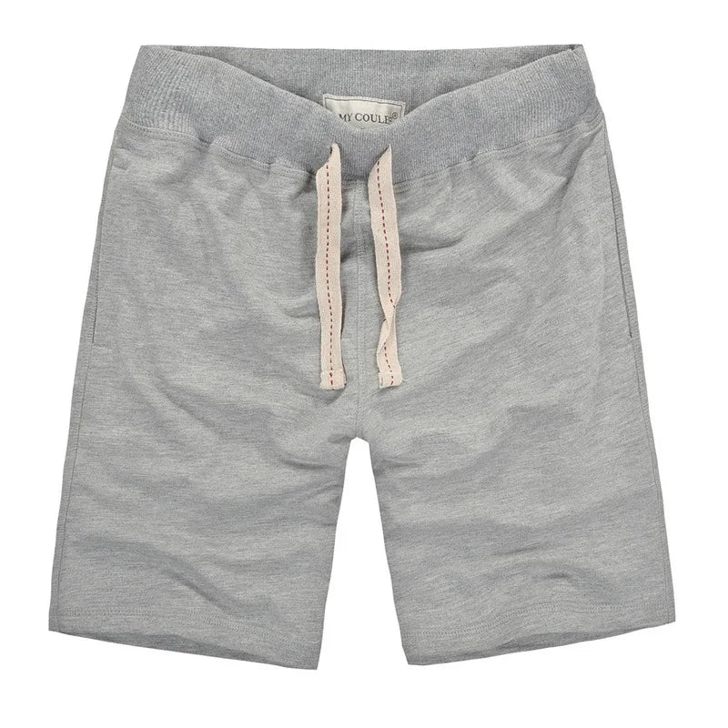 Summer Men Cotton Sport Beach Shorts Breathable Casual Basketball Shorts Gym Running Shorts Training Crossfit Shorts Man Clothes