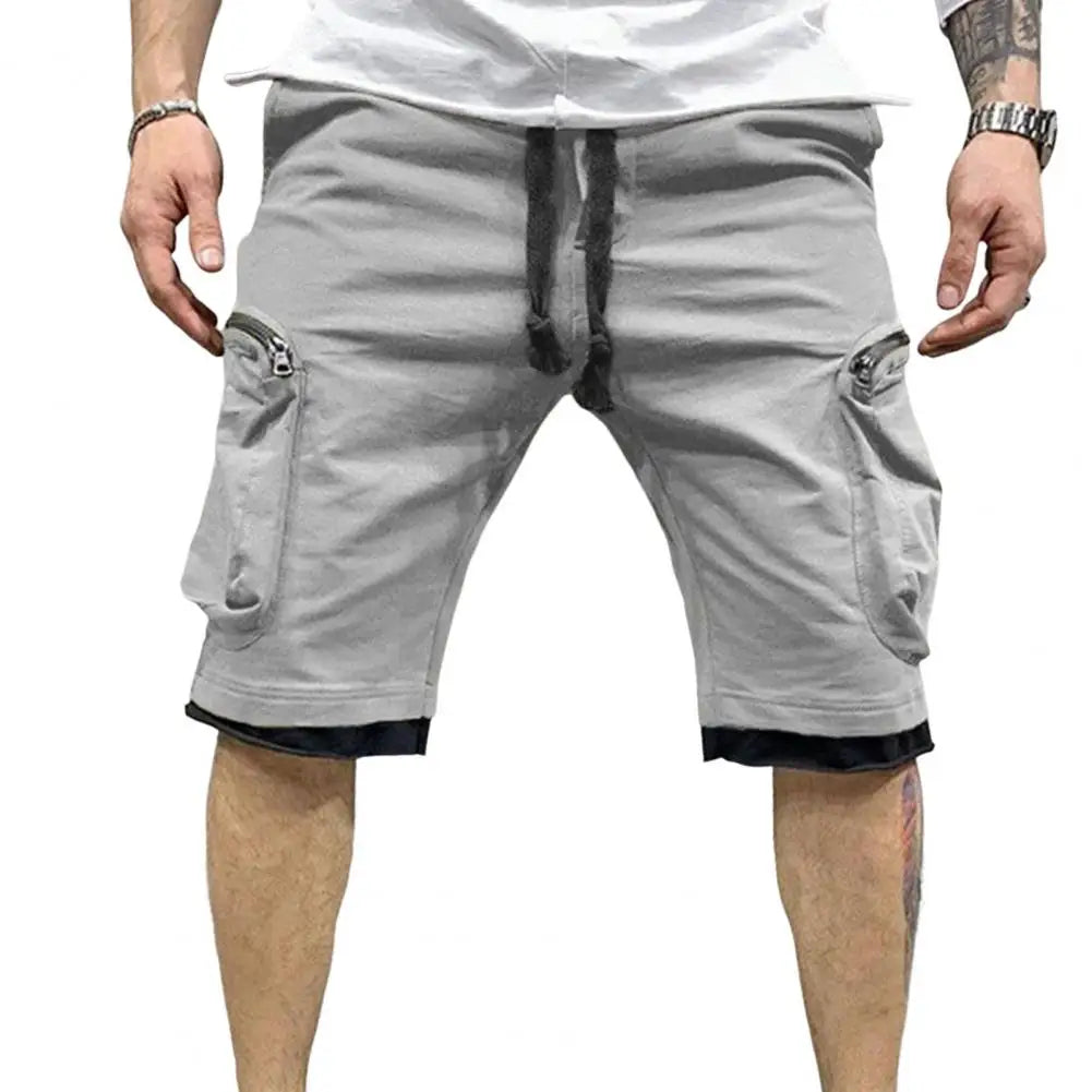 Cargo Shorts Men Loose Casual Multi Pocket Baggy Shorts Hip Hop Military Shorts Fitness Casual Shorts Running Shorts