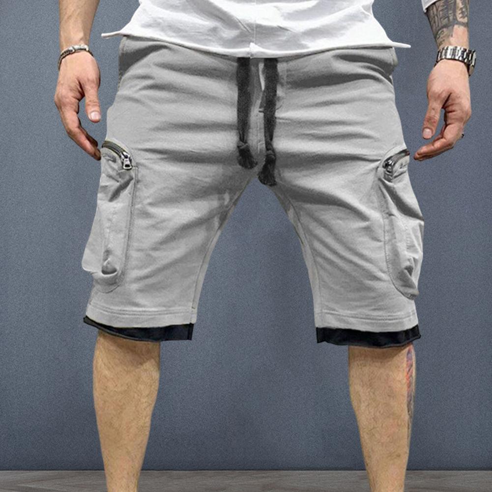 Cargo Shorts Men Loose Casual Multi Pocket Baggy Shorts Hip Hop Military Shorts Fitness Casual Shorts Running Shorts