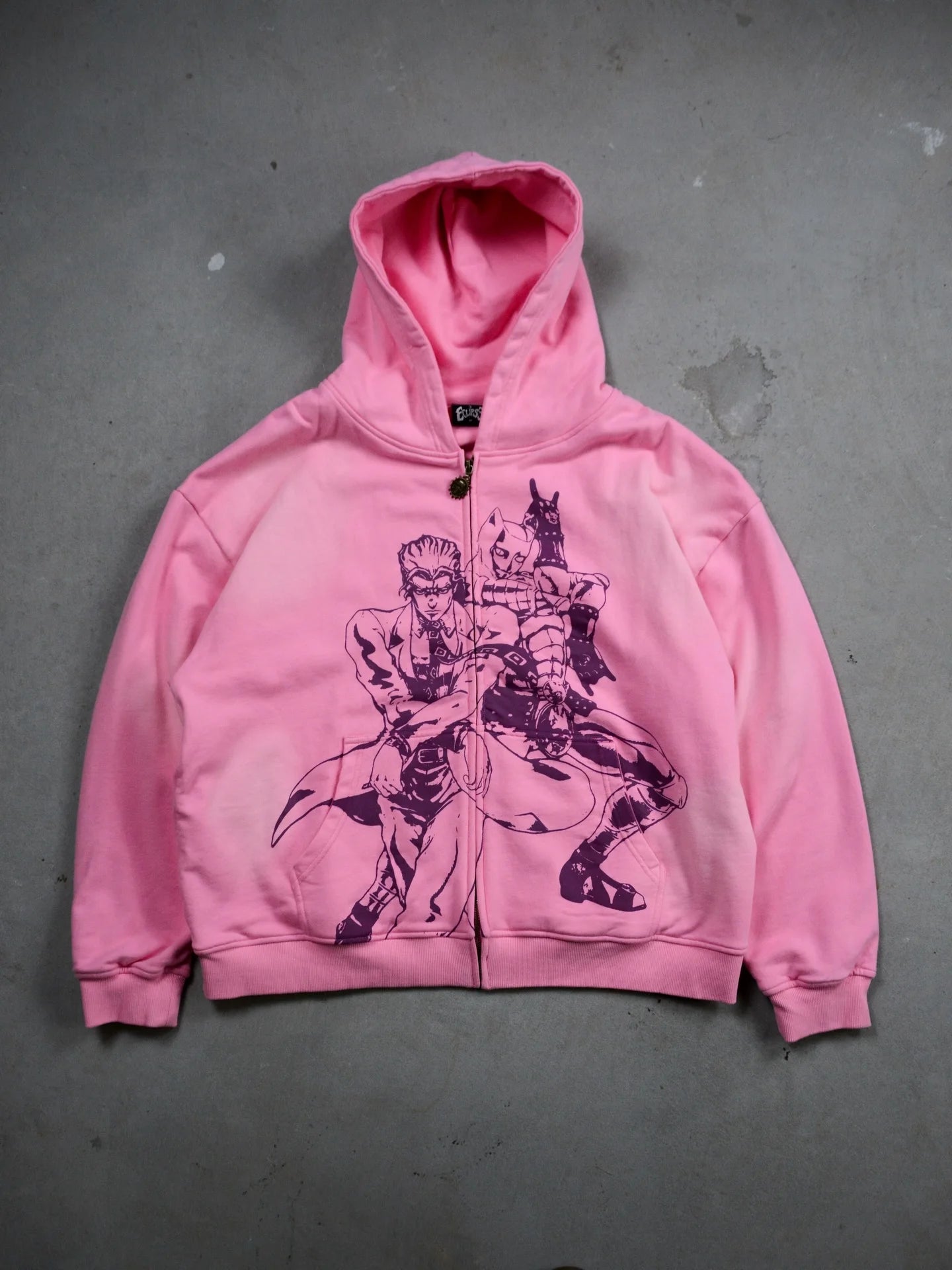 Echoes Act 3 Zip Up Hoodie Jojo Bizarre Adventure Hoodies Women Y2k Oversized Hip Hop Couples Harajuku Street Men Sweatshirt