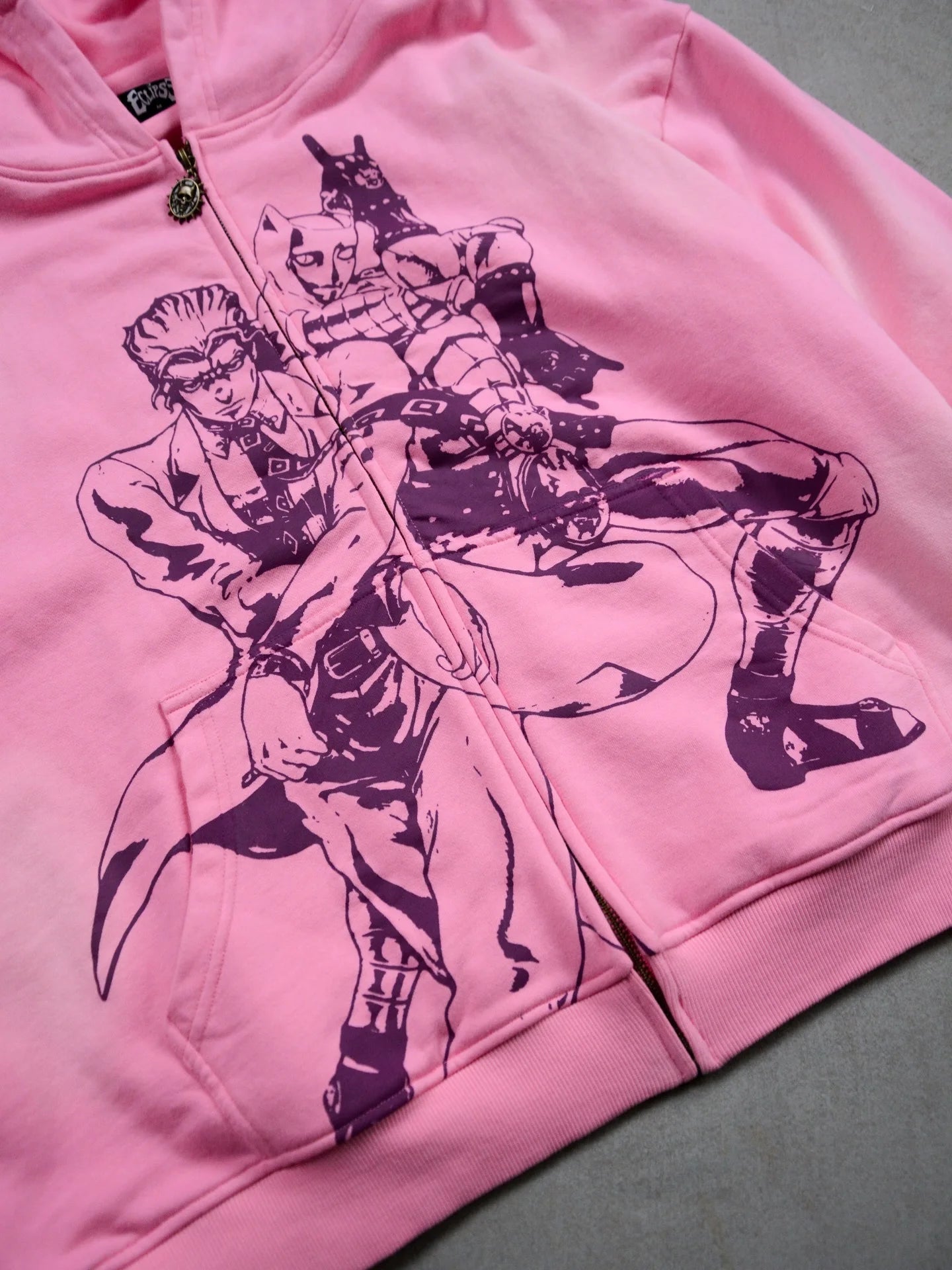 Echoes Act 3 Zip Up Hoodie Jojo Bizarre Adventure Hoodies Women Y2k Oversized Hip Hop Couples Harajuku Street Men Sweatshirt