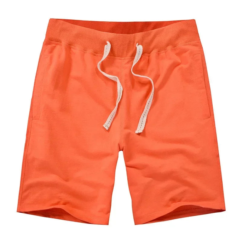 Summer Men Cotton Sport Beach Shorts Breathable Casual Basketball Shorts Gym Running Shorts Training Crossfit Shorts Man Clothes