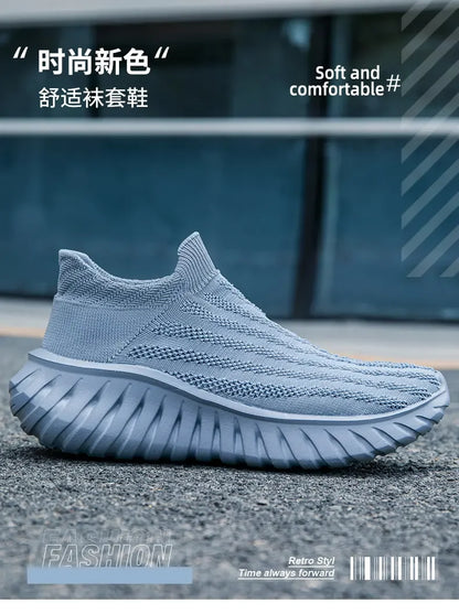 Men's One Foot Walking Shoes Anti Slip Running Shoes, Breathable Thick Soled Shoe Lightweight Fitness Casual Sneakers for Women