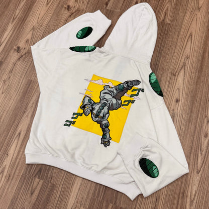 Echoes Act 3 Zip Up Hoodie Jojo Bizarre Adventure Hoodies Women Y2k Oversized Hip Hop Couples Harajuku Street Men Sweatshirt