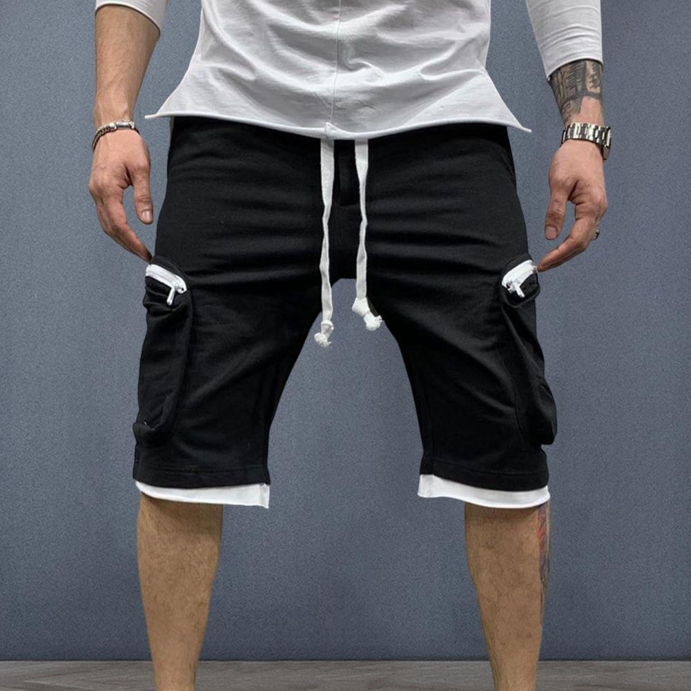 Cargo Shorts Men Loose Casual Multi Pocket Baggy Shorts Hip Hop Military Shorts Fitness Casual Shorts Running Shorts