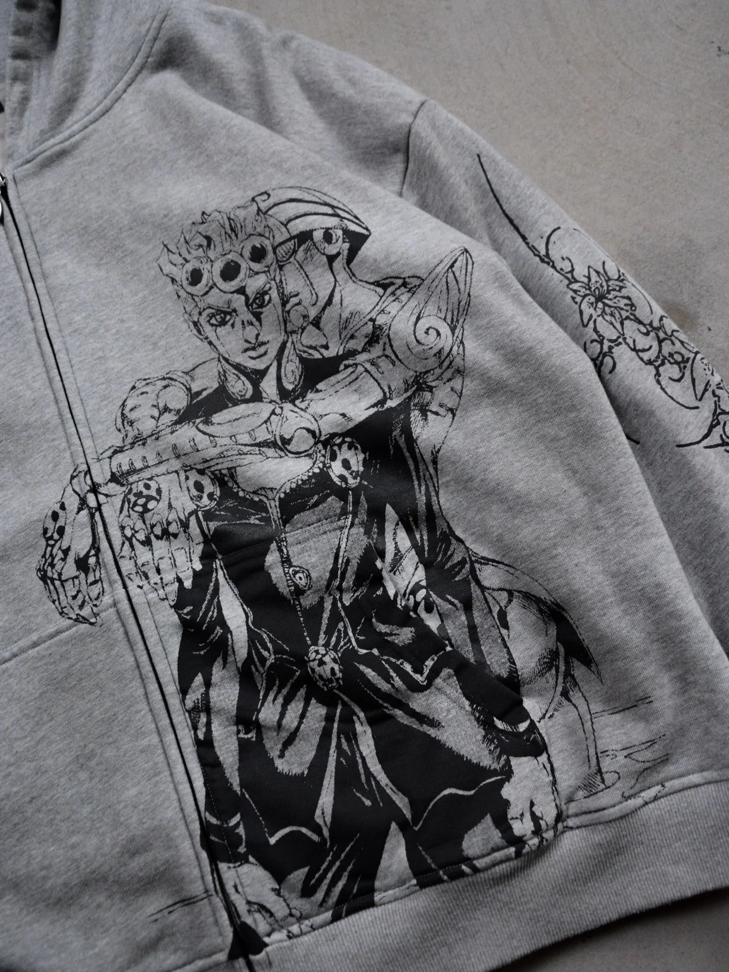 Three Swords Zip-Up Hoodies Embroidery Anime Hoodie Hip Hop Couples Harajuku Y2k Street Sweatshirt Men Clothing