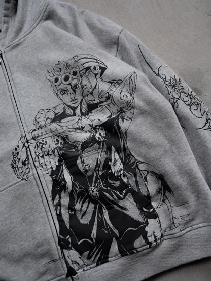 Three Swords Zip-Up Hoodies Embroidery Anime Hoodie Hip Hop Couples Harajuku Y2k Street Sweatshirt Men Clothing