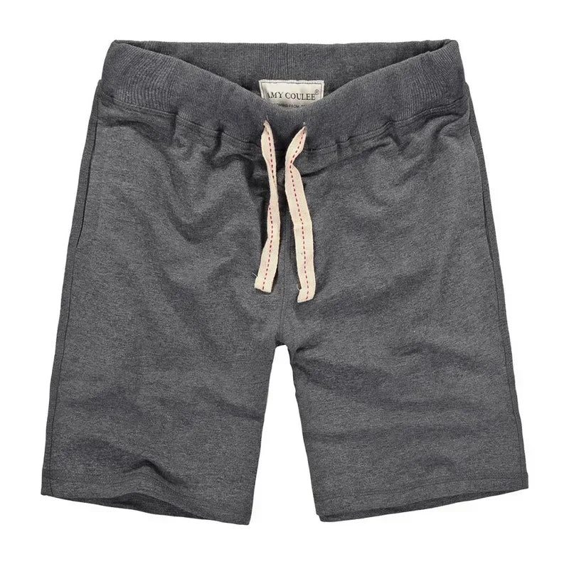 Summer Men Cotton Sport Beach Shorts Breathable Casual Basketball Shorts Gym Running Shorts Training Crossfit Shorts Man Clothes