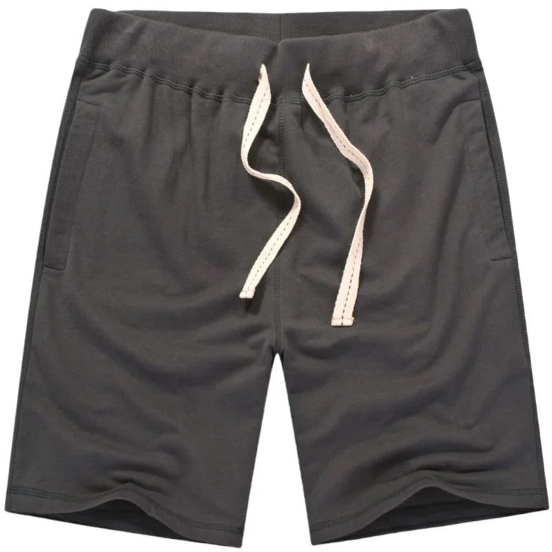 Summer Men Cotton Sport Beach Shorts Breathable Casual Basketball Shorts Gym Running Shorts Training Crossfit Shorts Man Clothes
