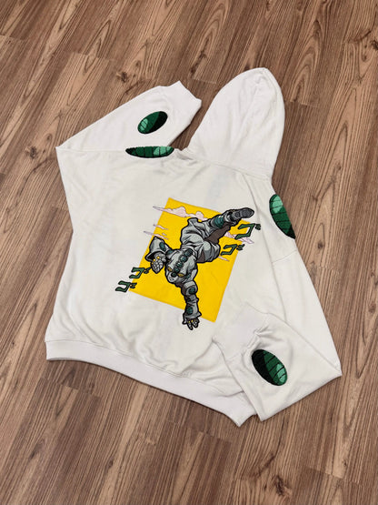 Echoes Act 3 Zip Up Hoodie Jojo Bizarre Adventure Hoodies Women Y2k Oversized Hip Hop Couples Harajuku Street Men Sweatshirt