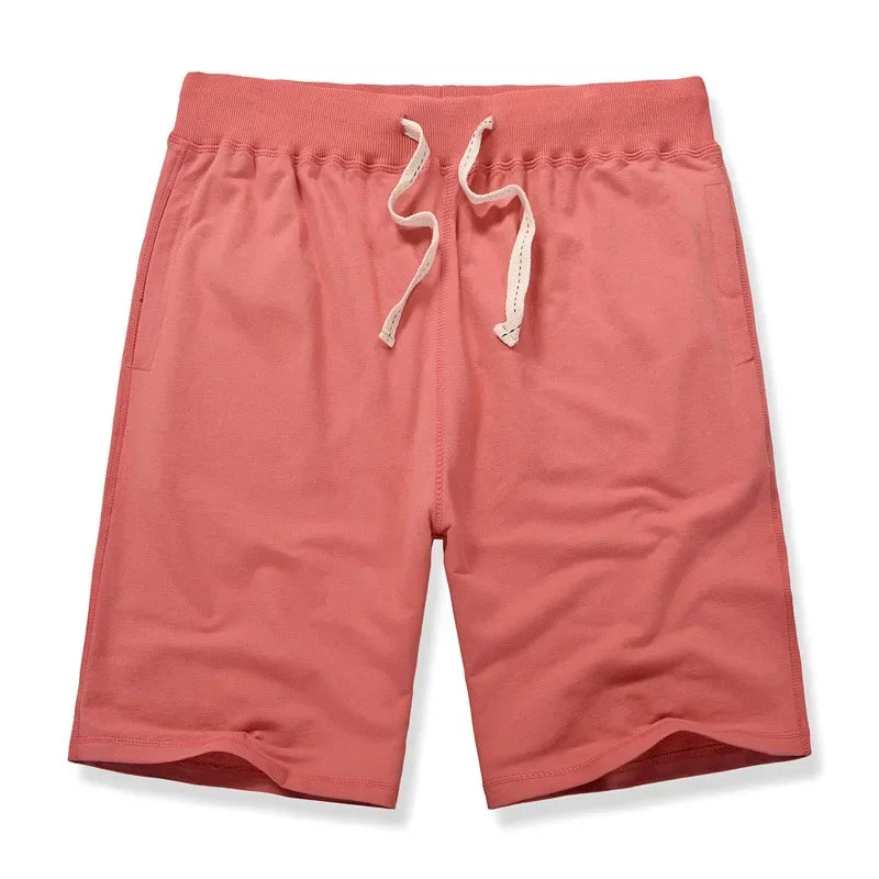 Summer Men Cotton Sport Beach Shorts Breathable Casual Basketball Shorts Gym Running Shorts Training Crossfit Shorts Man Clothes