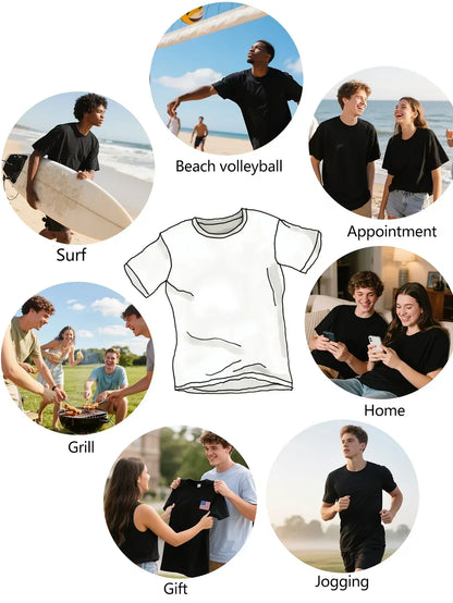 Womens Round Neck T-shirt with Arm Niche Design Printed Summer New Roosevelt Slim Fit Fashionable Top Plus Size Cotton Shirt Top