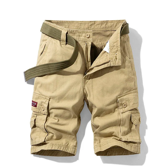 New Summer Men Cargo Shorts Cotton Multi-pocket Tactical Shorts Mens Casual Bermuda Shorts Outdoor Military Jogger Shorts Male