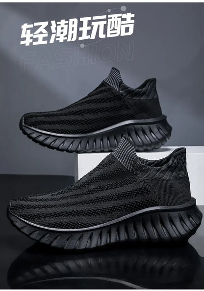 Men's One Foot Walking Shoes Anti Slip Running Shoes, Breathable Thick Soled Shoe Lightweight Fitness Casual Sneakers for Women
