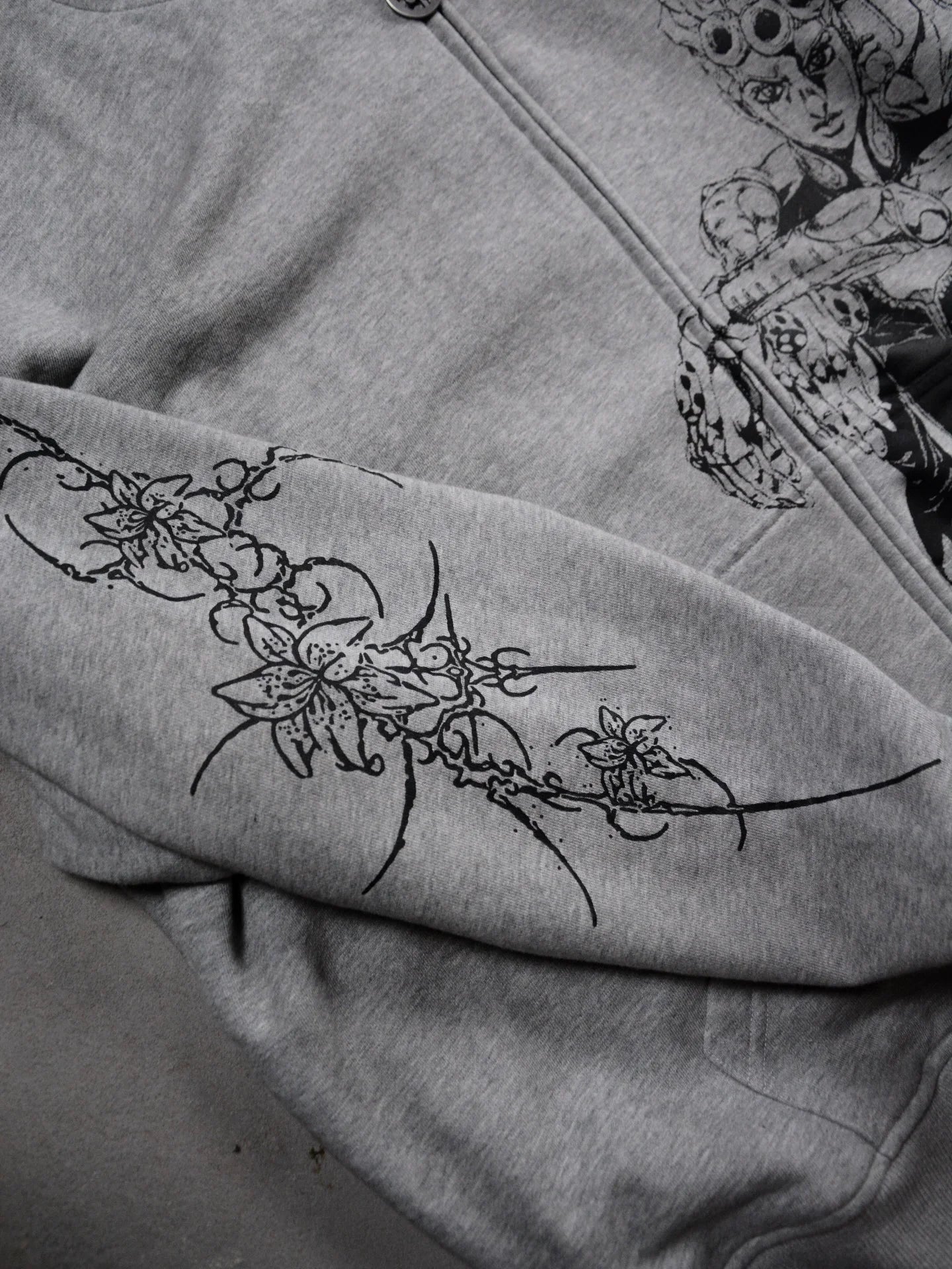 Three Swords Zip-Up Hoodies Embroidery Anime Hoodie Hip Hop Couples Harajuku Y2k Street Sweatshirt Men Clothing