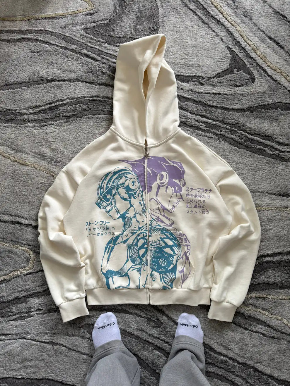 Three Swords Zip-Up Hoodies Embroidery Anime Hoodie Hip Hop Couples Harajuku Y2k Street Sweatshirt Men Clothing