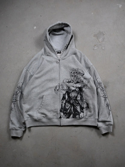 Echoes Act 3 Zip Up Hoodie Jojo Bizarre Adventure Hoodies Women Y2k Oversized Hip Hop Couples Harajuku Street Men Sweatshirt