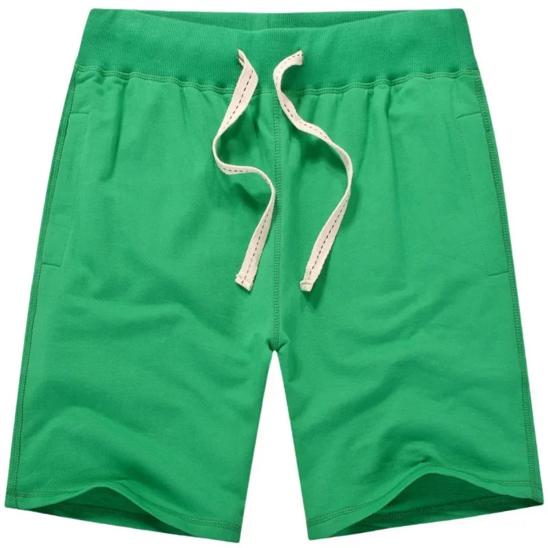 Summer Men Cotton Sport Beach Shorts Breathable Casual Basketball Shorts Gym Running Shorts Training Crossfit Shorts Man Clothes
