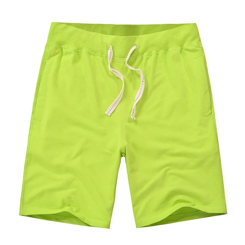 Summer Men Cotton Sport Beach Shorts Breathable Casual Basketball Shorts Gym Running Shorts Training Crossfit Shorts Man Clothes