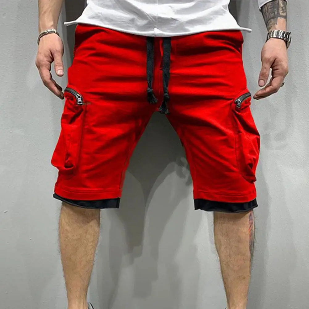 Cargo Shorts Men Loose Casual Multi Pocket Baggy Shorts Hip Hop Military Shorts Fitness Casual Shorts Running Shorts