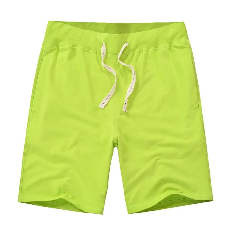 Summer Men Cotton Sport Beach Shorts Breathable Casual Basketball Shorts Gym Running Shorts Training Crossfit Shorts Man Clothes