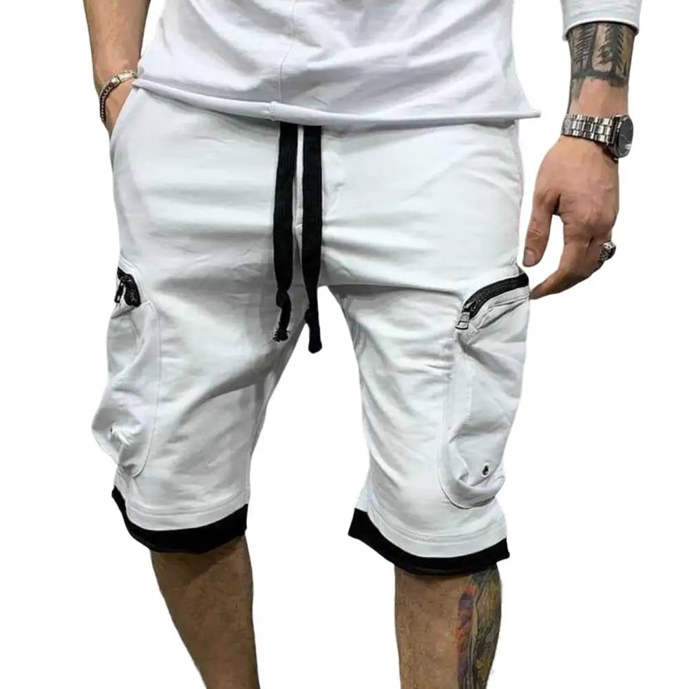 Cargo Shorts Men Loose Casual Multi Pocket Baggy Shorts Hip Hop Military Shorts Fitness Casual Shorts Running Shorts
