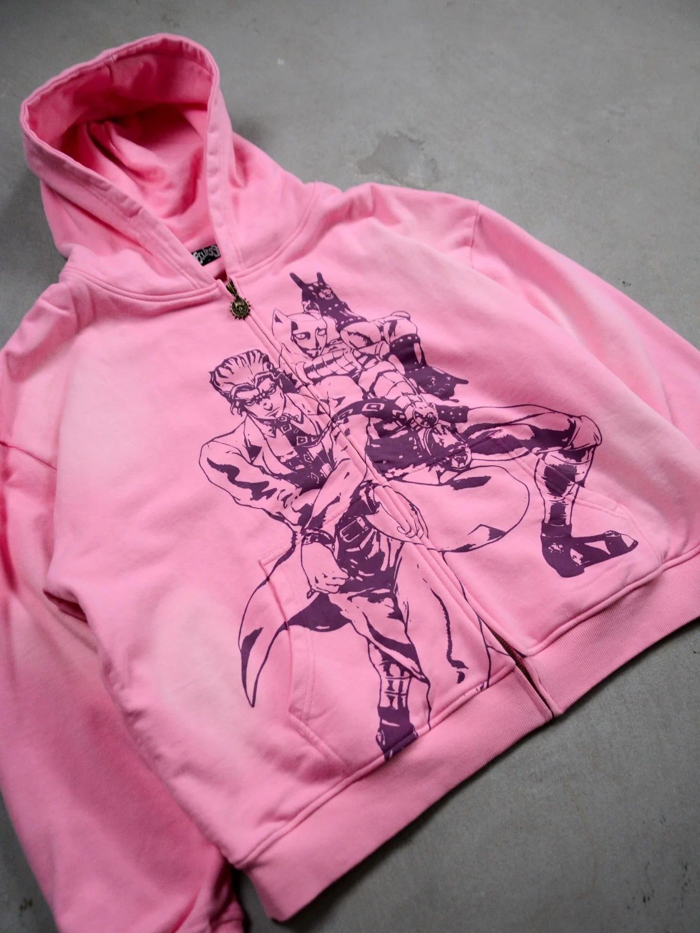 Echoes Act 3 Zip Up Hoodie Jojo Bizarre Adventure Hoodies Women Y2k Oversized Hip Hop Couples Harajuku Street Men Sweatshirt