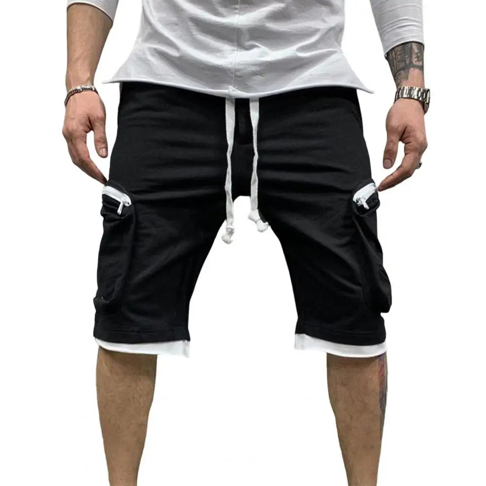 Cargo Shorts Men Loose Casual Multi Pocket Baggy Shorts Hip Hop Military Shorts Fitness Casual Shorts Running Shorts