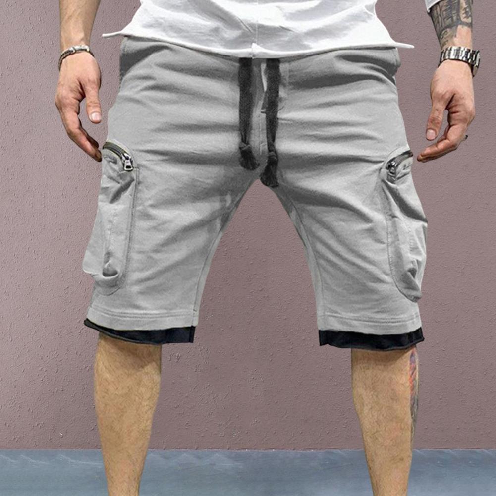 Cargo Shorts Men Loose Casual Multi Pocket Baggy Shorts Hip Hop Military Shorts Fitness Casual Shorts Running Shorts