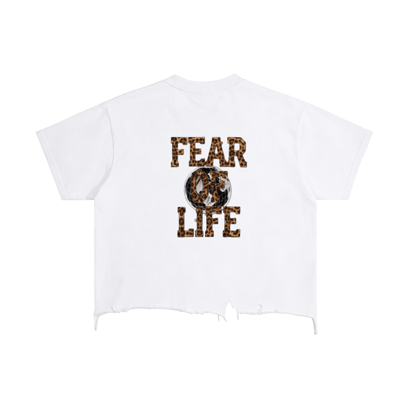 Vintage Wash Boxy Distressed Hem T-Shirt