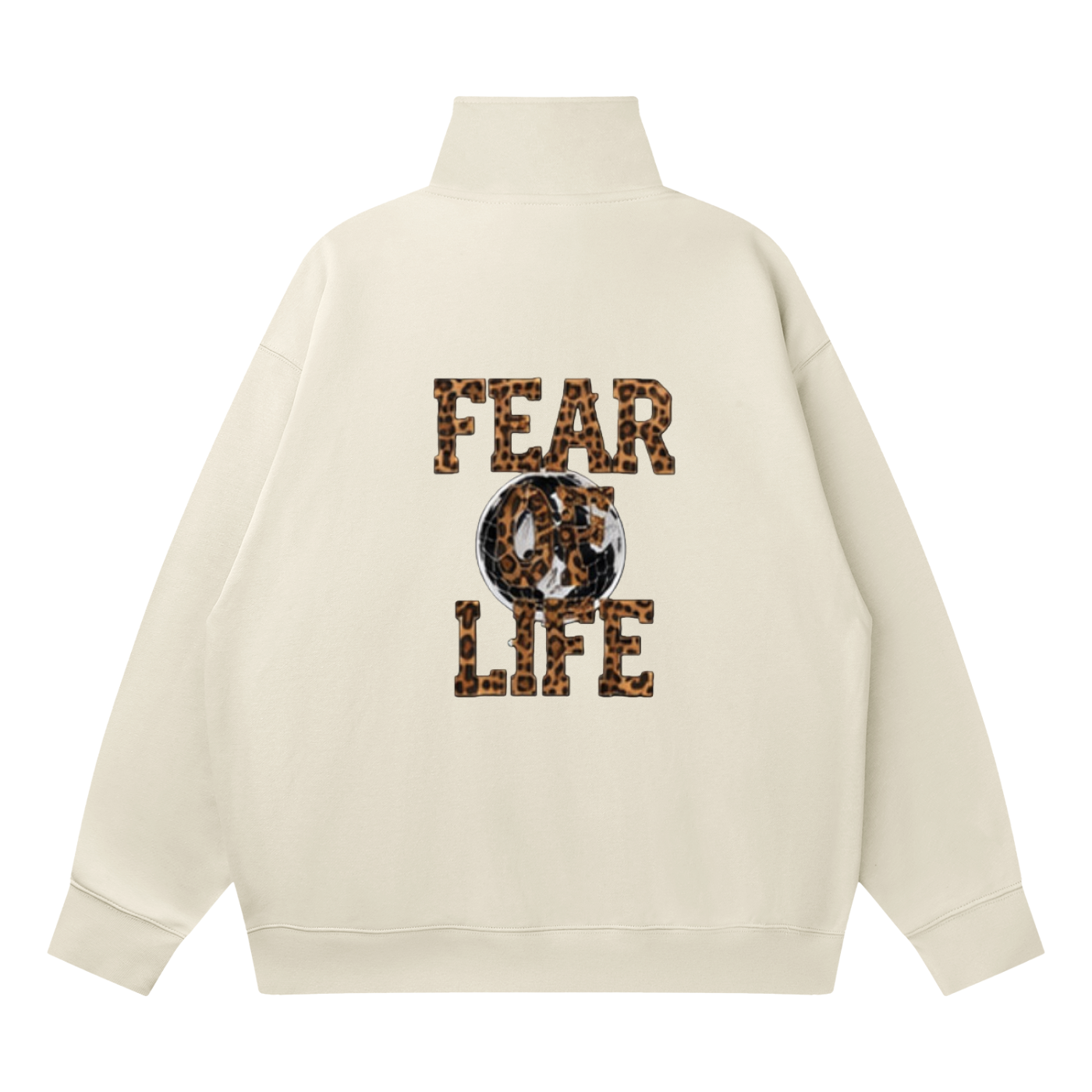 Quarter-Zip Drop Shoulder Sweatshirt